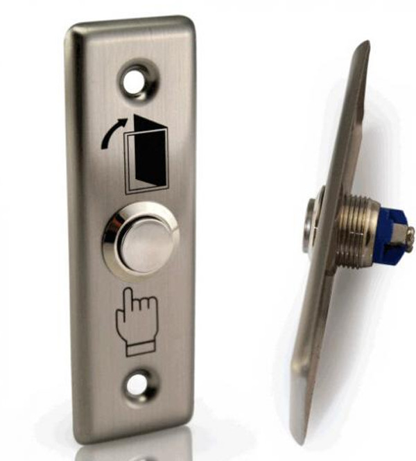 Nút bấm exit bằng inox EX-801A